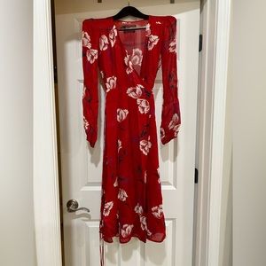 Reformation wrap dress
